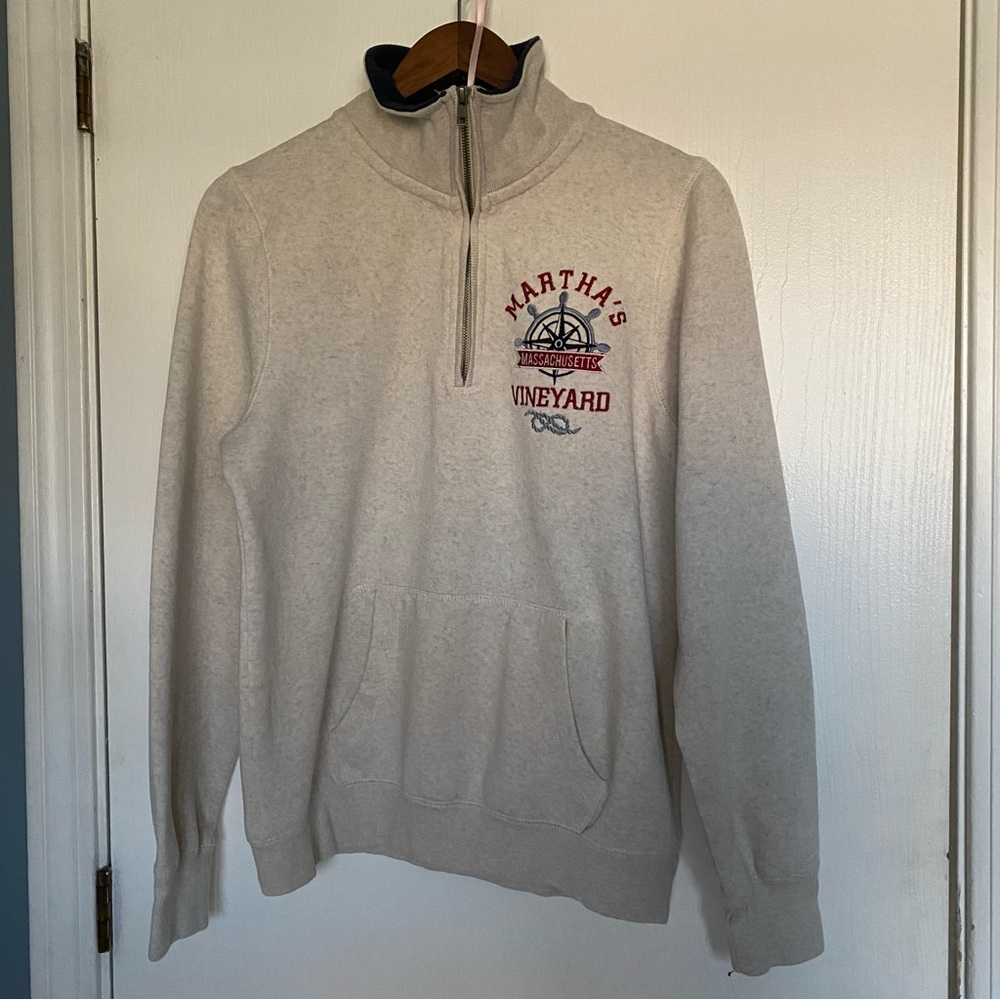 Soft As A Grape Martha’s Vineyard Zip Up Women’s Large New England Summer Core